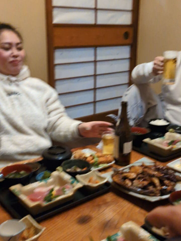 ヤーヤ旅行　昨日の夕食　
