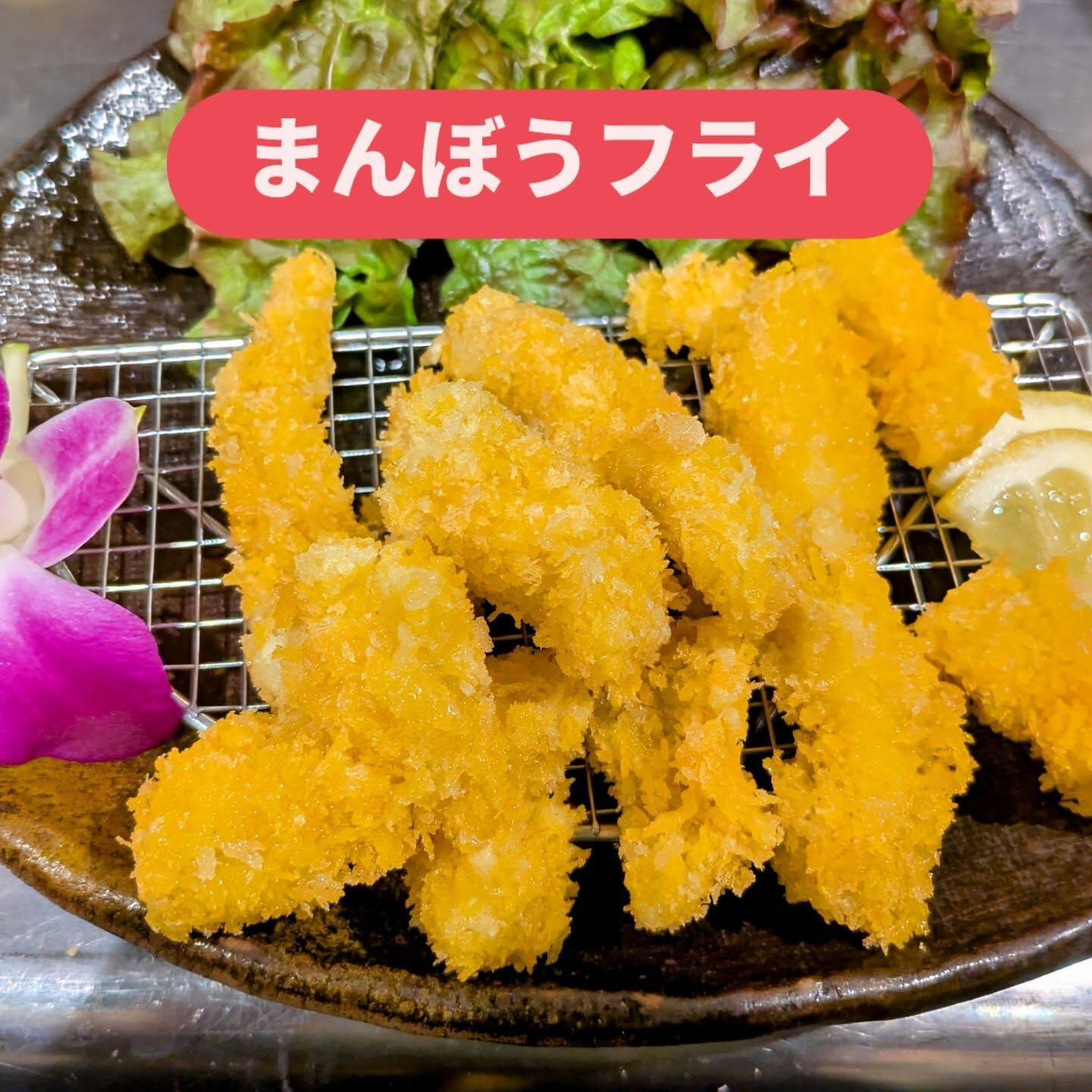 今日は大阪の「まんぼう家」から、ユニークな料理「マンボウフラ