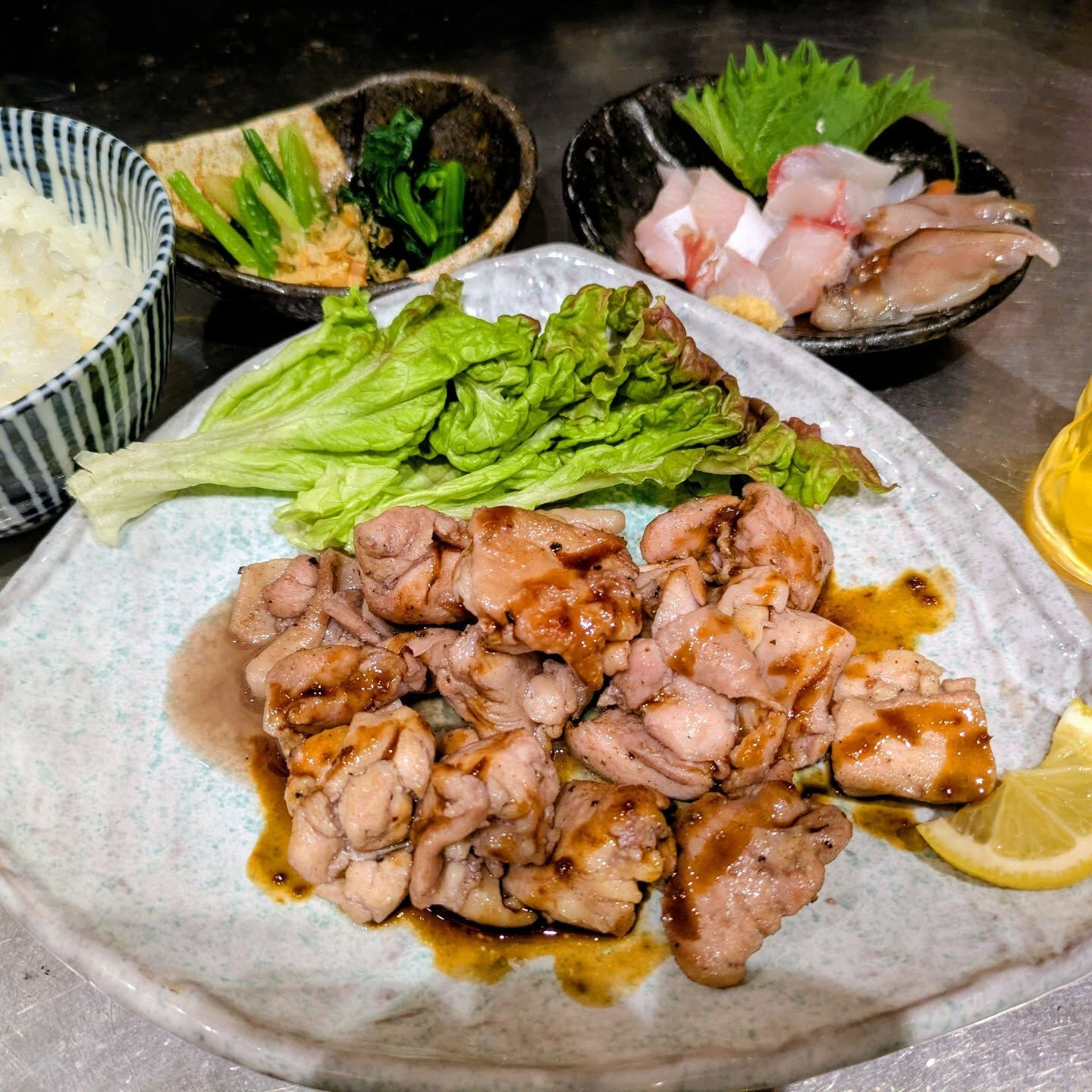 昨日の夜、天満の居酒屋まんぼう家で素敵な賄いを堪能しました✨